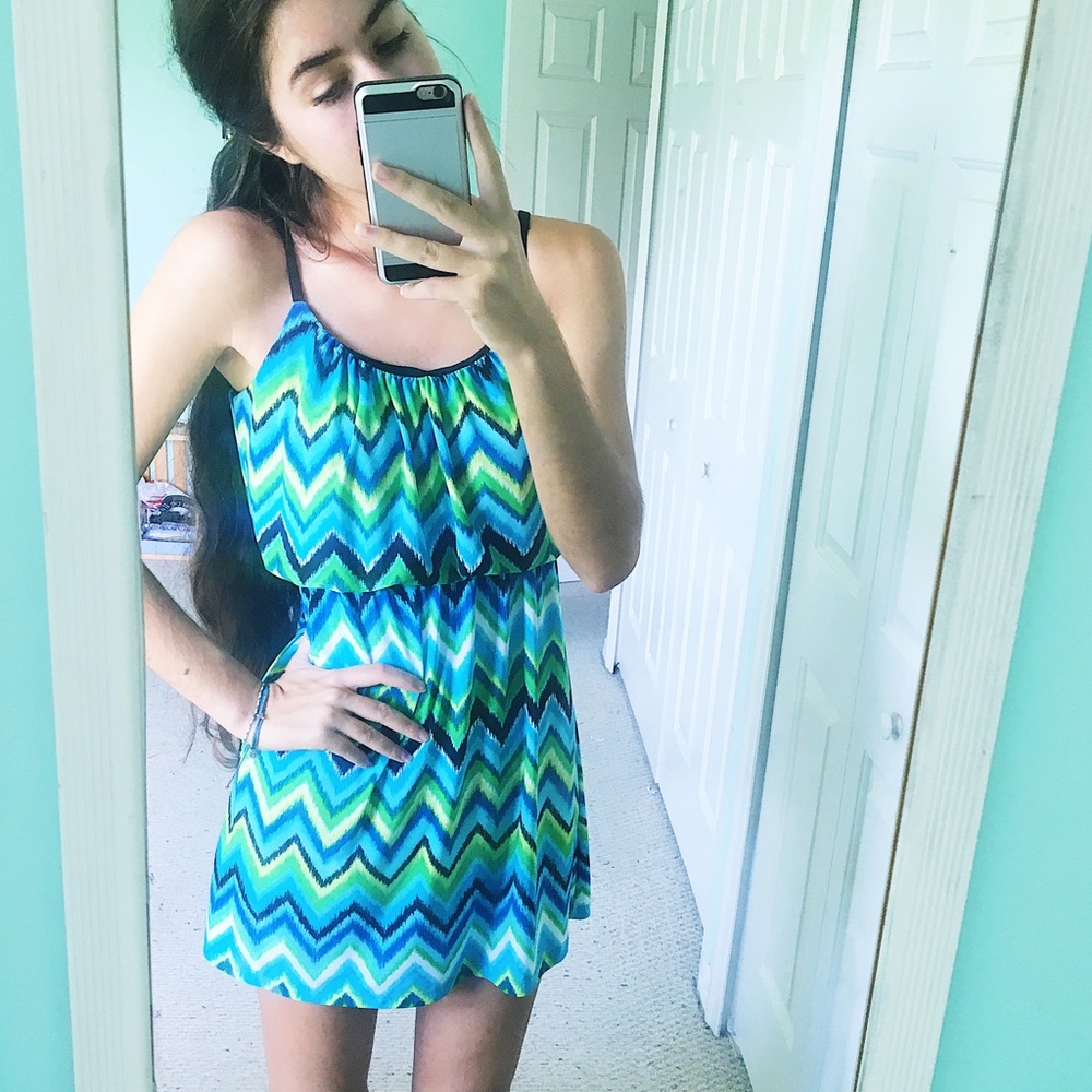 Blue/Green dress