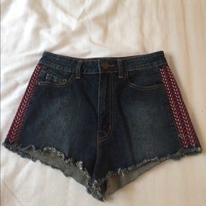 Designer BDG High Rise Cheeky Size 27 Jean Shorts