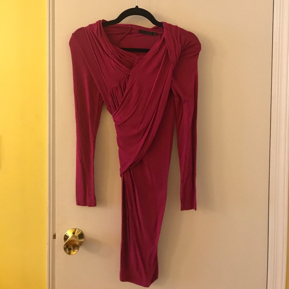 Donna Karan Signature Hot pink dress