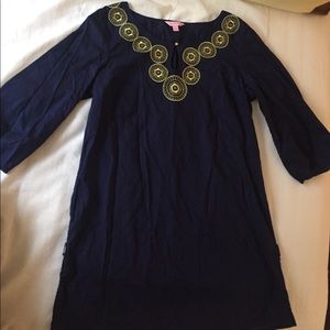 Lilly Pulitzer Navy Coverup Size M