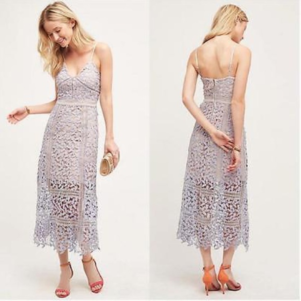 Anthopologie Nude Tingle Dress by Elliat