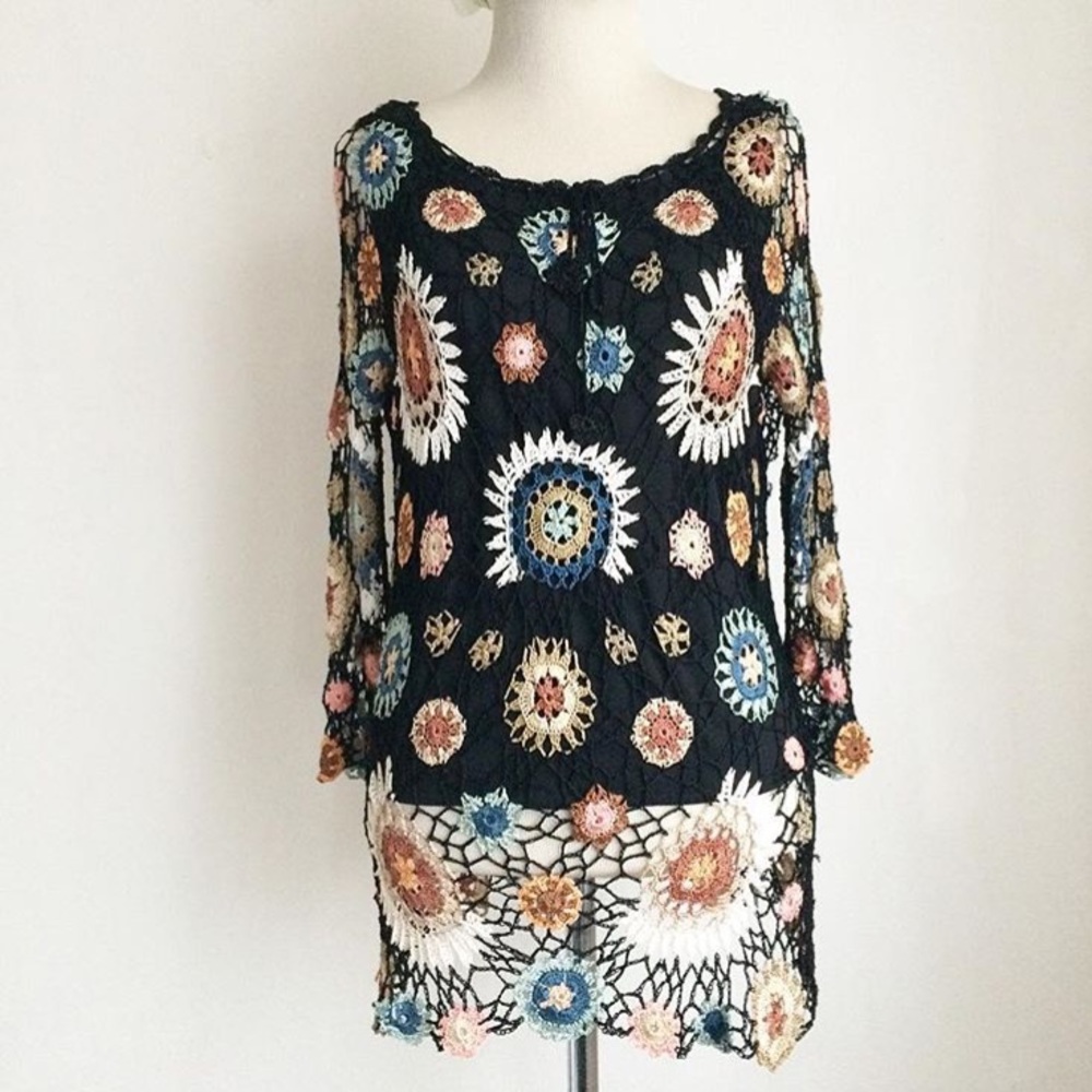 Vintage crotchet top
