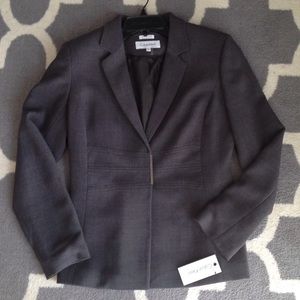 Calvin Klein Suit Coat Charcoal