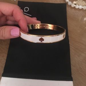 Kate Spade Bangle Gold & White