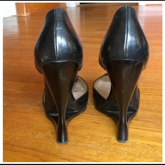 Emporio Armani Black Wedges Size 10 *SOLD - Picture 4 of 8