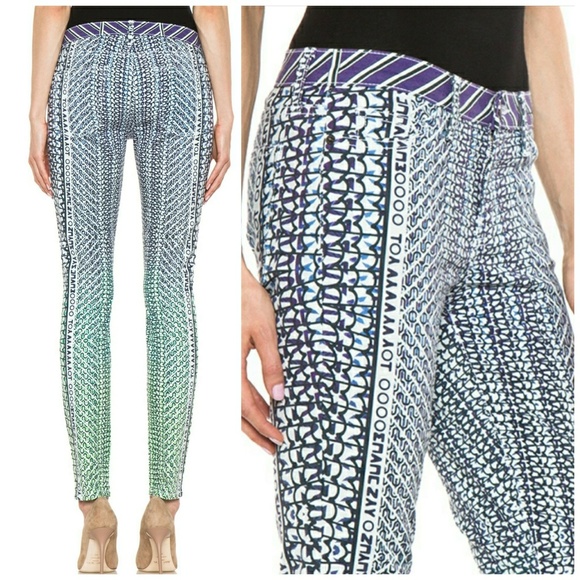 Mary Katrantzou X Current/Elliott printed jeans
  - Picture 2 of 8