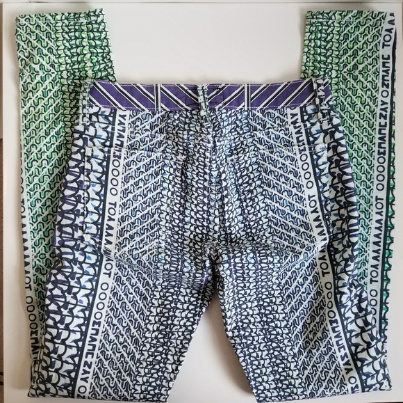 Mary Katrantzou X Current/Elliott printed jeans
  - Picture 4 of 8