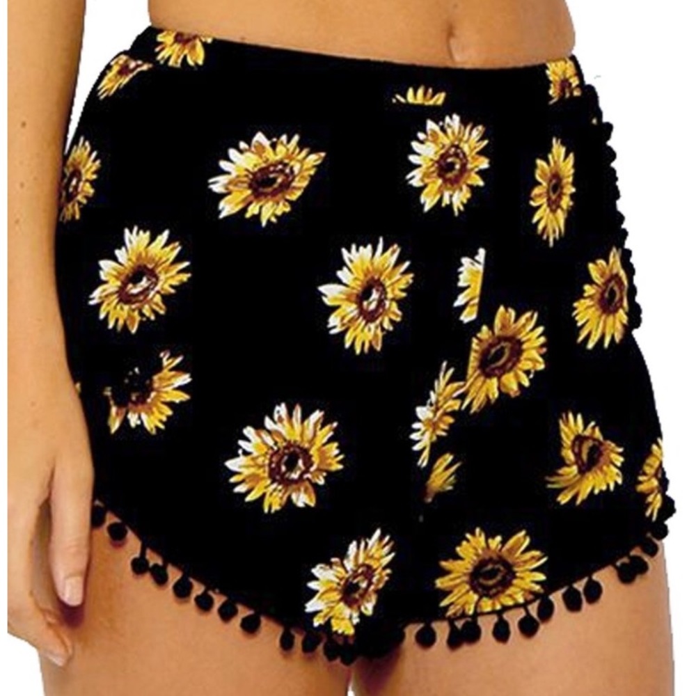 **DONATING TOMORROW.**  Sunflower Shorts. 🌻