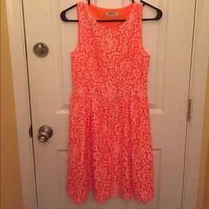 Madewell laced, flower print dress