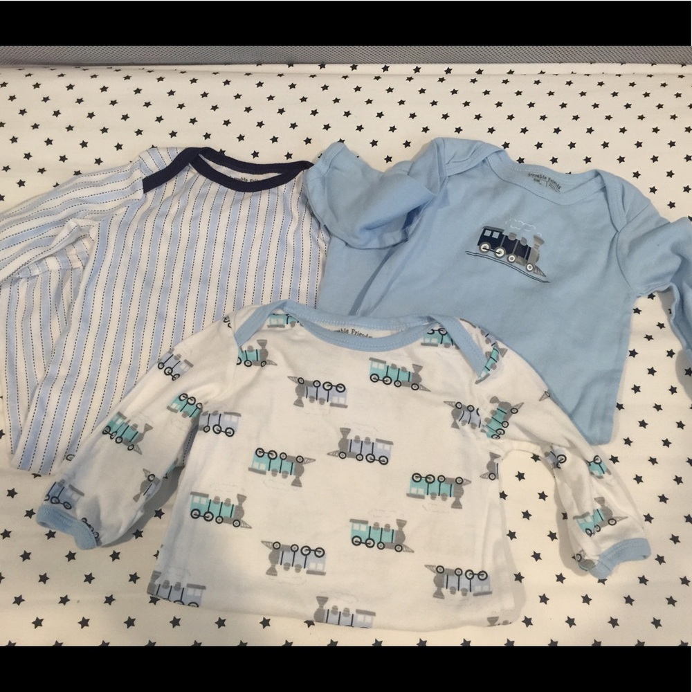 Baby sleep gowns boy set of three