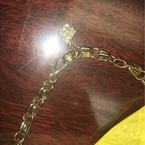 Harlow Statement Necklace in Turquoise - Picture 2 of 2