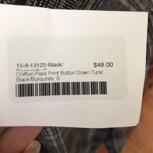 Lush size Small long tunic.