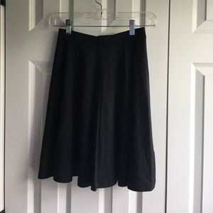 Topshop tall black skater skirt
