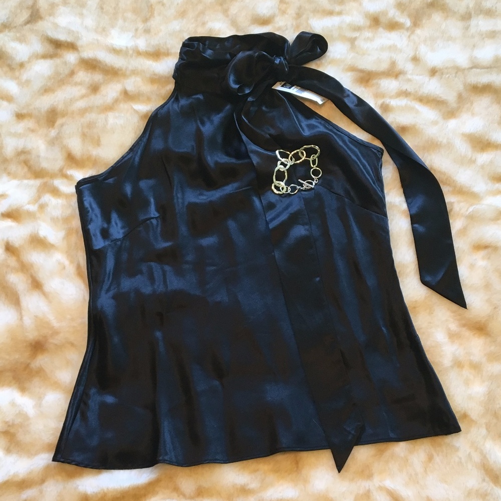Black Gap 100% Silk Blouse Soft to the Touch