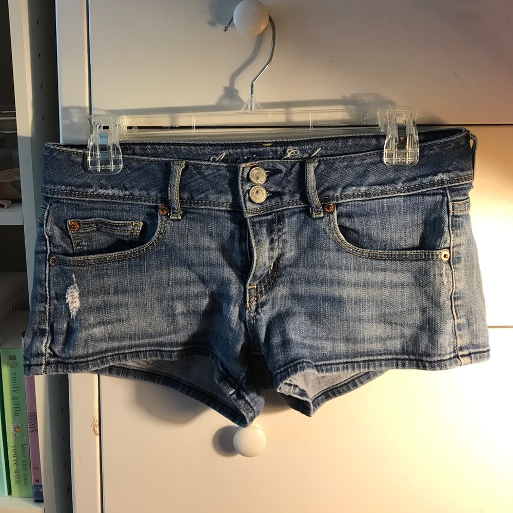 **DONATING TOMORROW.**  Denim Shorts!