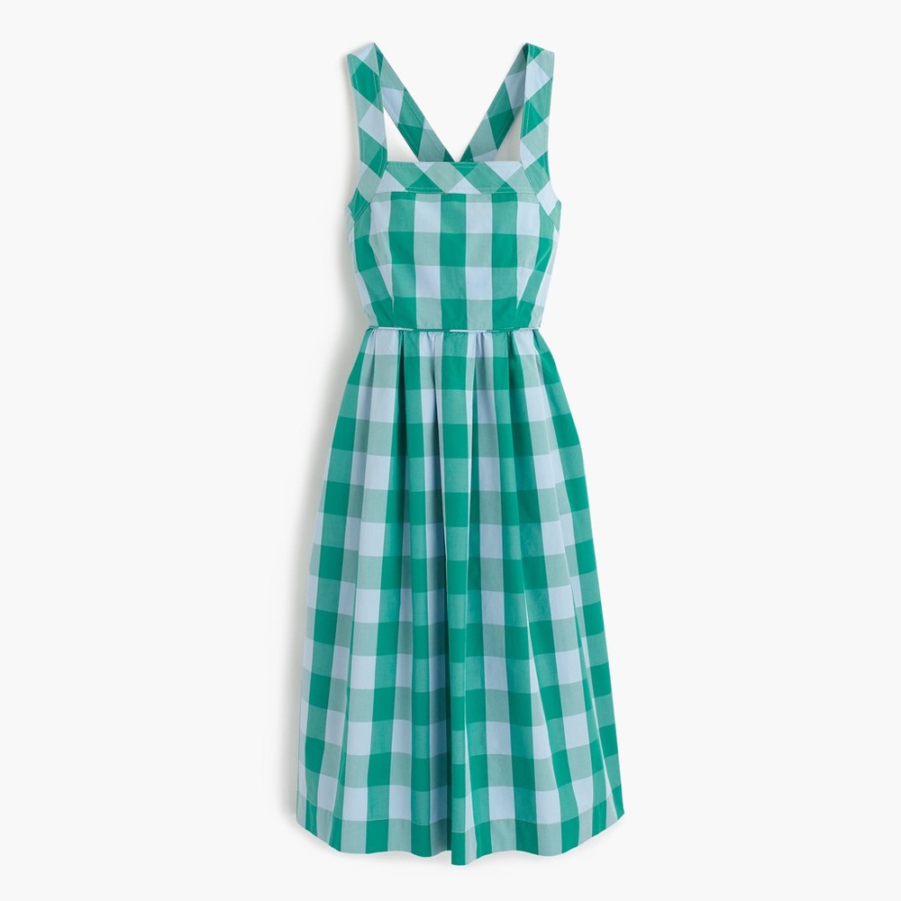 J.Crew Gingham Sundress Size 12 NWT