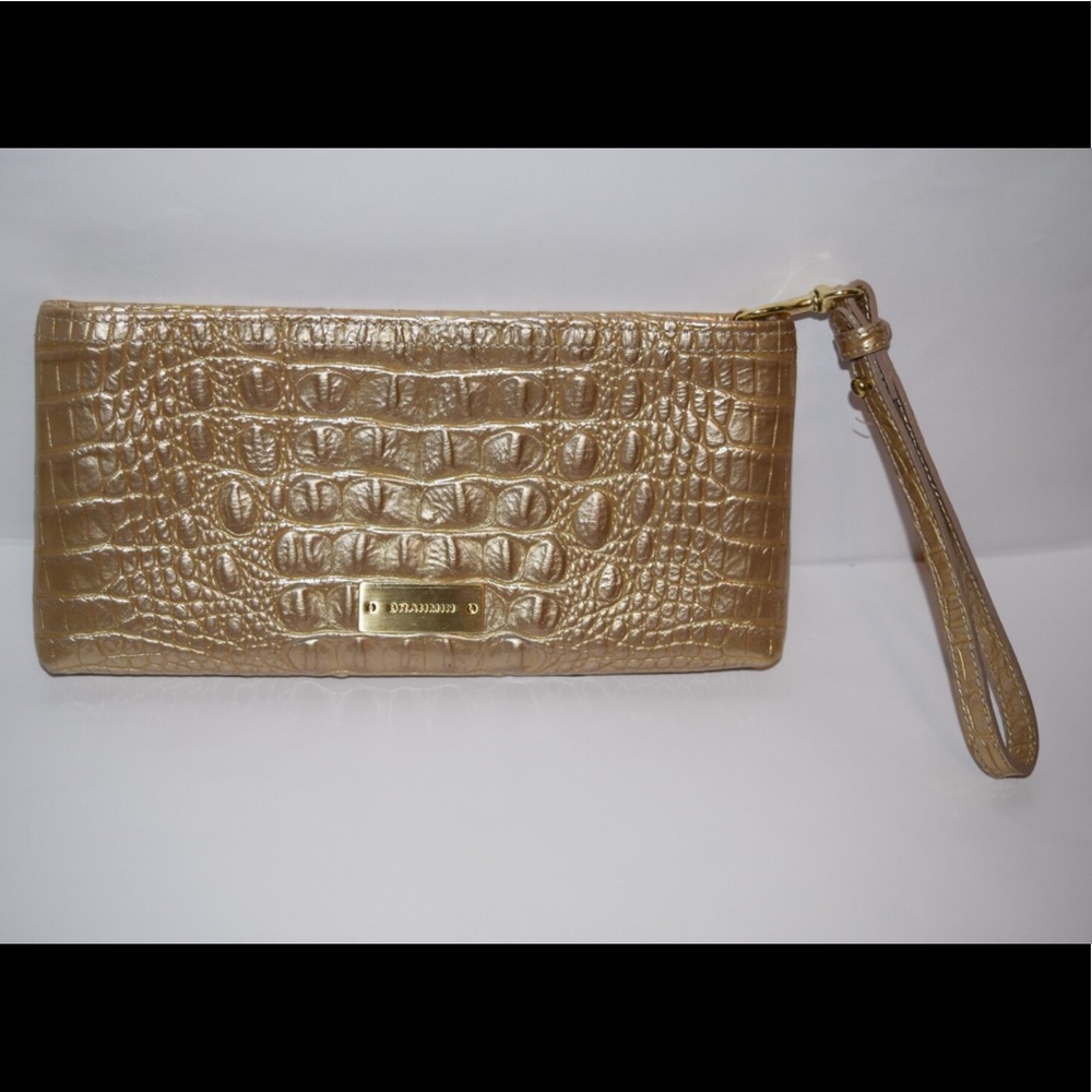 Gold Brahmin wristlet