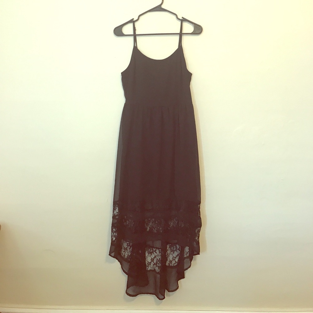 Strapped black dress