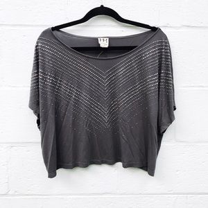 Haute Hippie studded crop