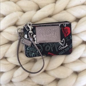Coach Poppy Wristlet