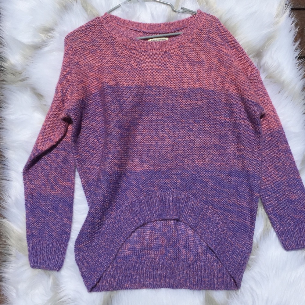 ✨Pink & Purple Ombré Style Sweater