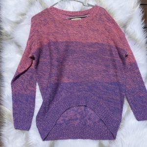 ✨Pink & Purple Ombré Style Sweater