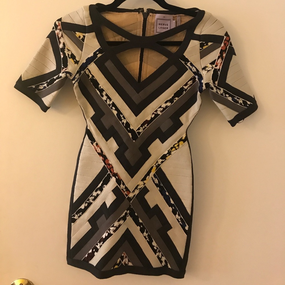 Herve Leger multi colored