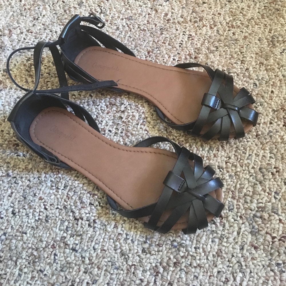 Black sandals