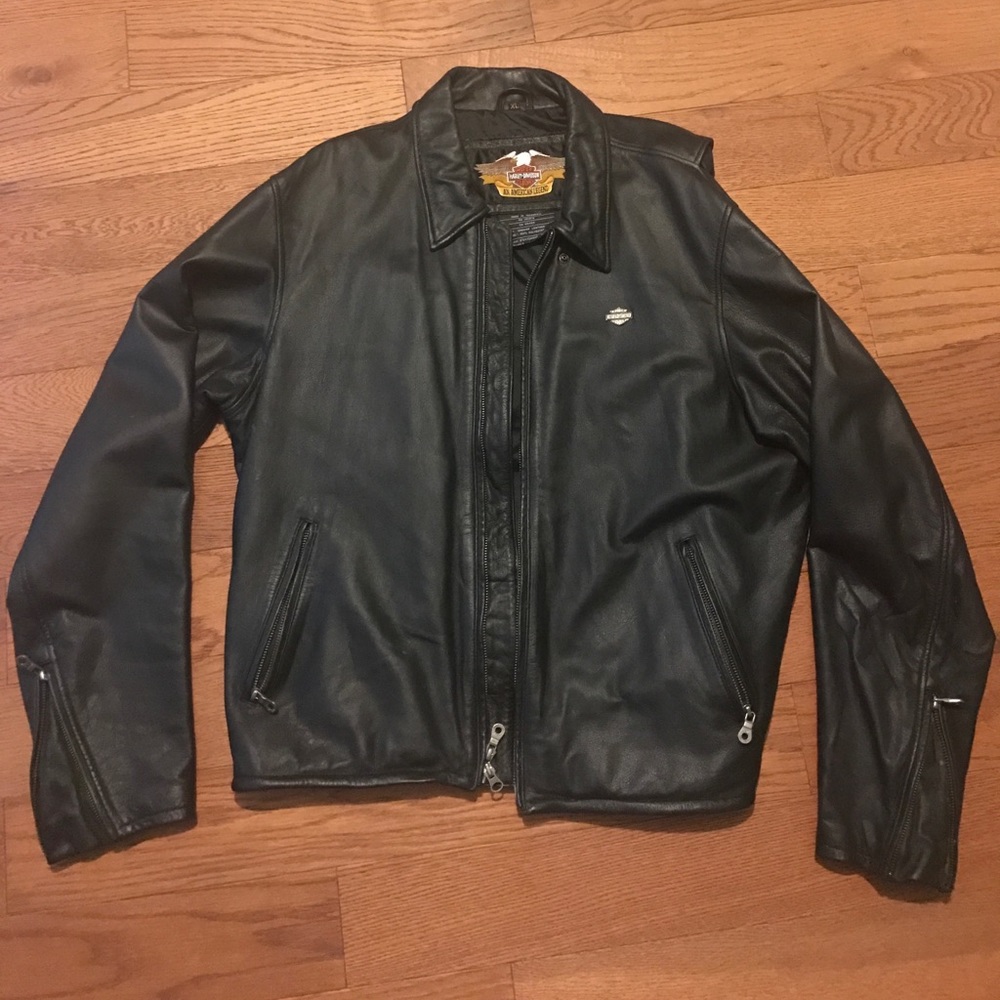 Harley-Davidson leather riding jacket