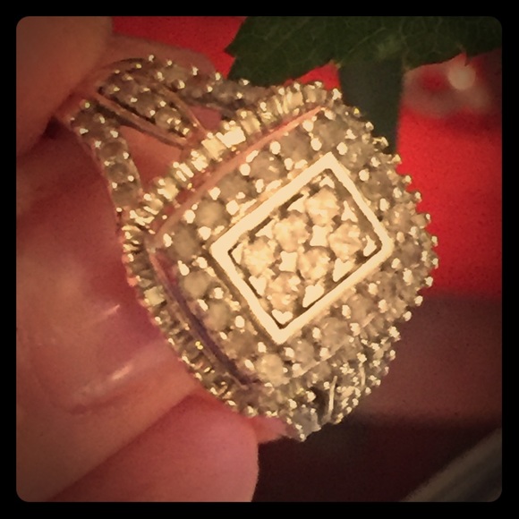 Jewelry - Lovely 1.00 ct. t.w. Pave Diamond Ring in SS