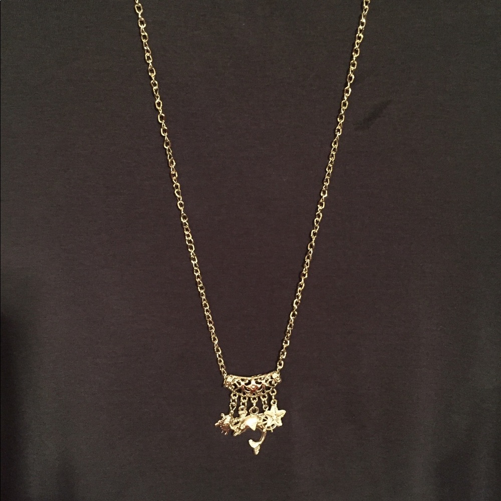 Nautical silver tone charm necklace - Picture 3 of 3
