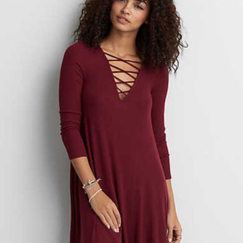 American eagle soft and sexy black dress