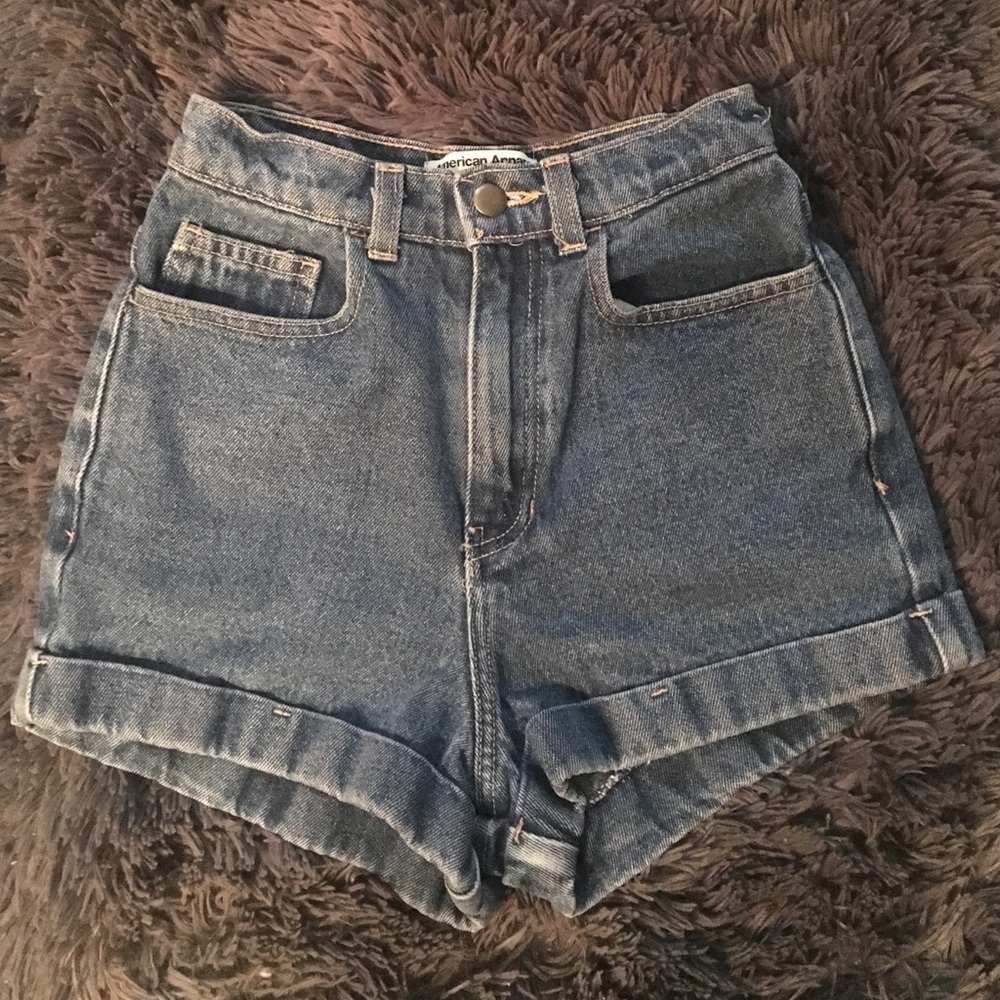 American Apparel High Waist Shorts