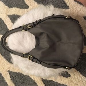 ADORABLE Grey hand bag, three large pockets