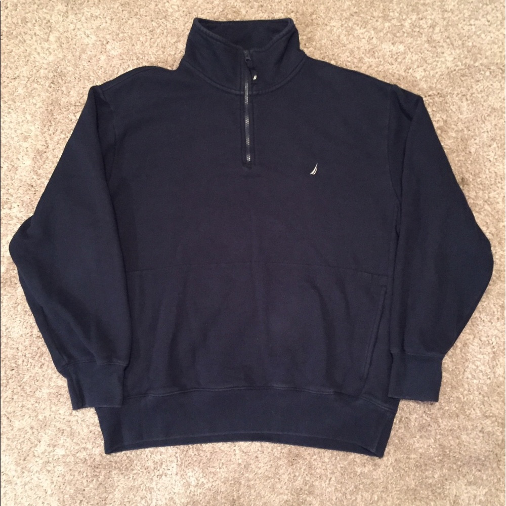 Nautica quarter zip sweater sz L