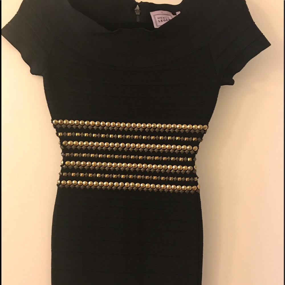 Herve Leger bandage dress