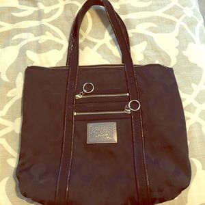 Medium black Coach tote