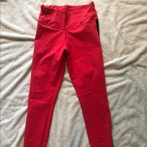 Nike drifit red workout pants