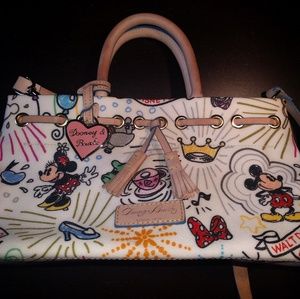 Disney x Dooney & Burke sketch print satchel