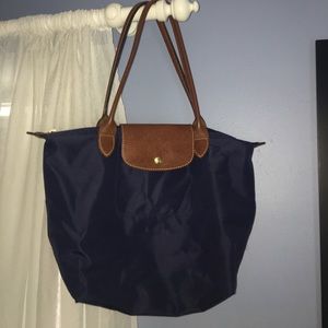 Longchamp navy blue small purse