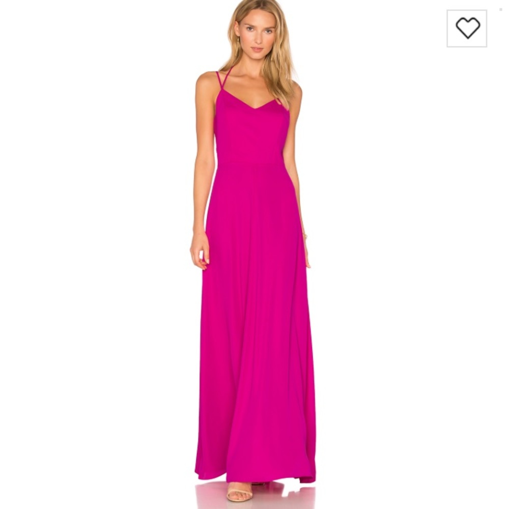 Hot pink Amanda Uprichard gown