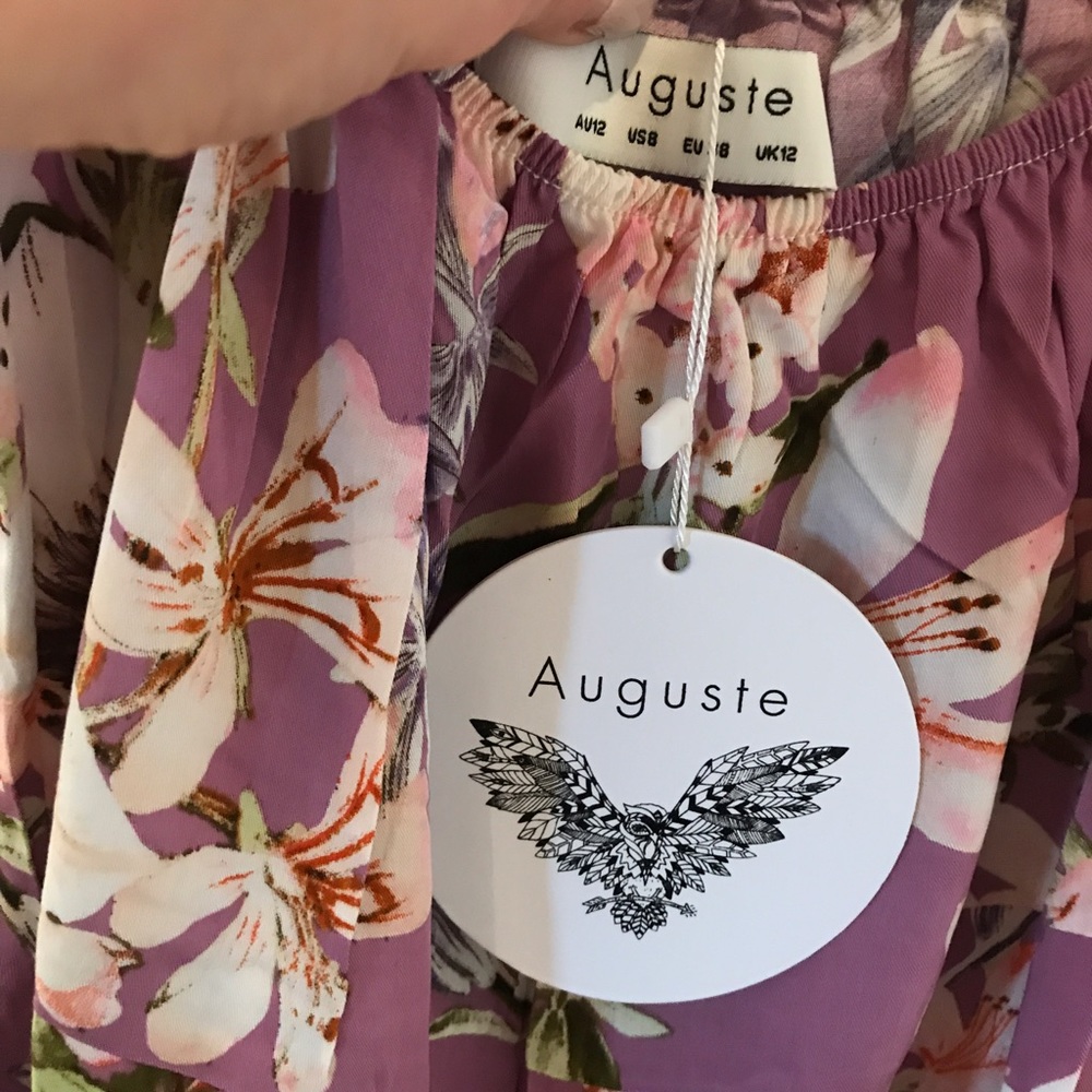 Auguste Moonflower Augustina Play Dress Plum - Picture 7 of 8