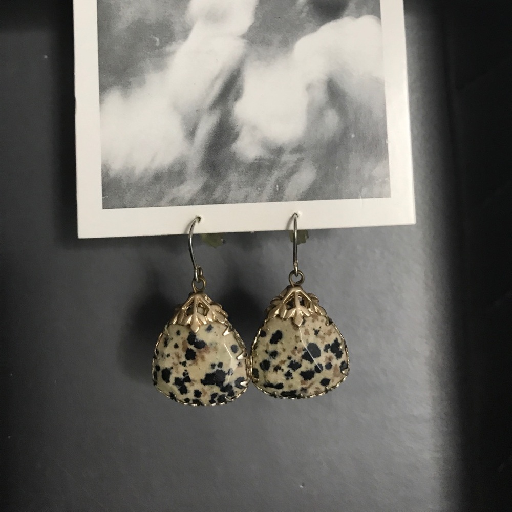 Anthropologie Stone Earrings