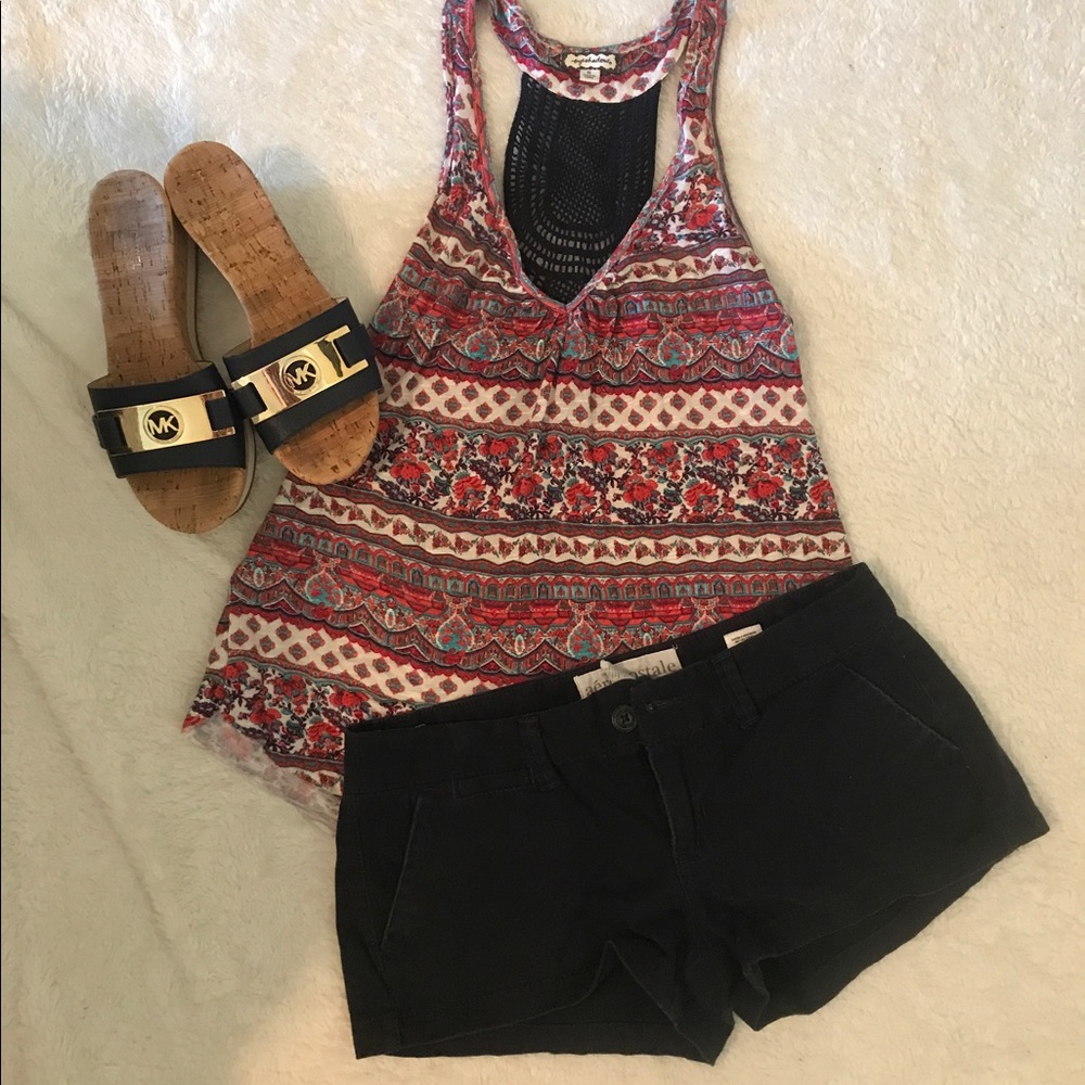 Navy blue shorts