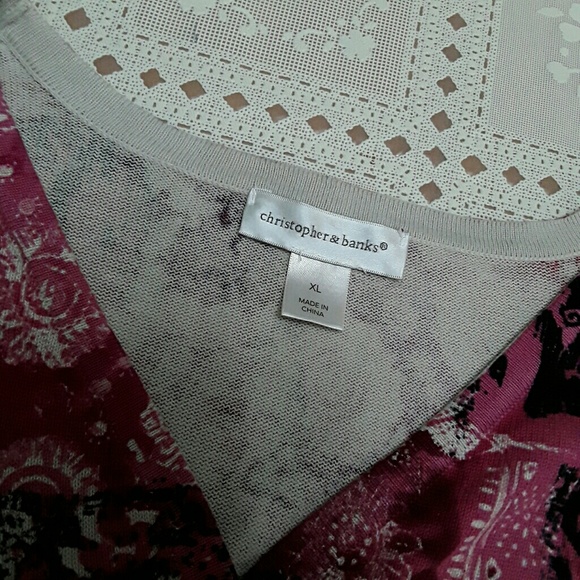 Christopher & Banks cardigan sweat sz. XL - Picture 3 of 4