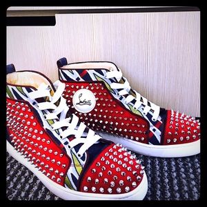 Christina Louboutin high top sneakers