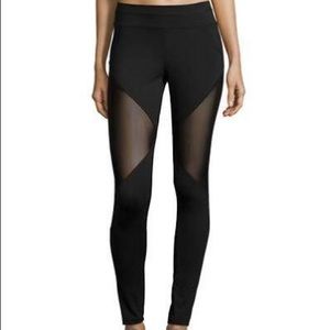 Varley Bicknell Leggings W/Mesh Inset, Black