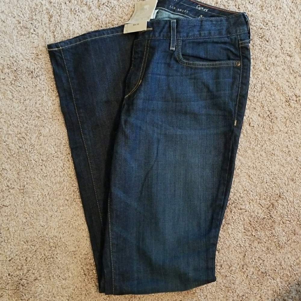 New Eddie Bauer Curvy Bootcut jeans sz 8