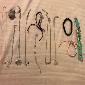 Multiple jewelry items