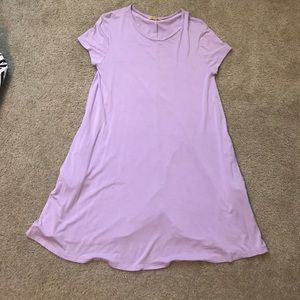 Light purple swing dress